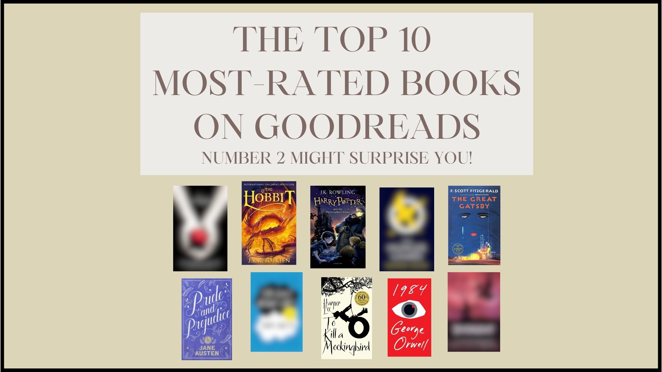 The Top 10 Mostrated Books on Goodreads